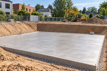 Betonarbeiten für Hausbau